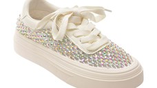 Pantofi sport FLAVIA PASSINI albi, 828, din material textil