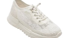 Pantofi sport FLAVIA PASSINI albi, WM02, din material textil