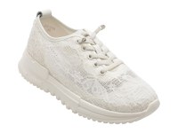 Pantofi sport FLAVIA PASSINI albi, WM02, din material textil - 1