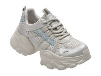 Pantofi sport FLAVIA PASSINI argintii, 2056, din material textil - 1