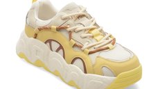 Pantofi sport FLAVIA PASSINI galbeni, 5376, din material textil si piele naturala