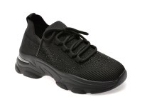 Pantofi sport FLAVIA PASSINI negri, 213315B, din material textil - 1