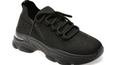 Pantofi sport FLAVIA PASSINI negri, 213315B, din material textil