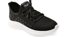 Pantofi sport FLAVIA PASSINI negri, 22577, din material textil