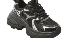 Pantofi sport FLAVIA PASSINI negri, 910, din piele naturala