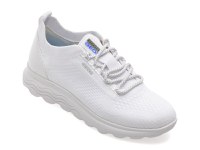 Pantofi sport GEOX albi, D15NUA, din material textil - 1