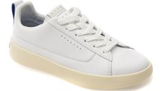 Pantofi sport GEOX albi, D658KD, din piele naturala