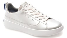 Pantofi sport GEOX argintii, D658KD, din piele naturala
