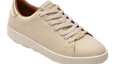 Pantofi sport GEOX bej, D55WEB, din piele naturala