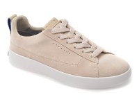 Pantofi sport GEOX bej, D658KD, din piele intoarsa - 1