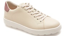 Pantofi sport GEOX bej, D65PJC, din piele naturala