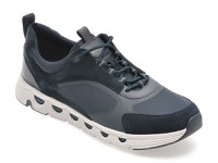 Pantofi sport GEOX bleumarin, U46HRA, din material textil - 1