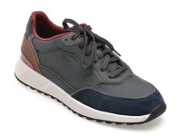 Pantofi sport GEOX bleumarin, U55F1B, din piele naturala - 1