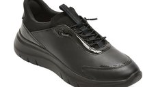 Pantofi sport GEOX D680JA pentru femei, negri, din piele ecologica