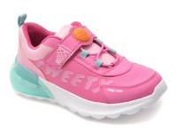 Pantofi sport GEOX fucsia, J65LZA, din material textil - 1
