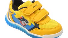 Pantofi sport GEOX galbeni, B555ZA, din material textil