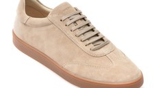 Pantofi sport GEOX gri, U45CHC, din piele intoarsa