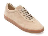 Pantofi sport GEOX gri, U45CHC, din piele intoarsa - 1