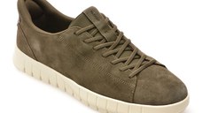 Pantofi sport GEOX kaki, U56MAA, din piele intoarsa