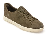 Pantofi sport GEOX kaki, U56MAA, din piele intoarsa - 1