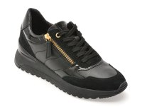Pantofi sport GEOX negri, D4600A, din piele naturala - 1