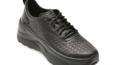 Pantofi sport GEOX negri, D551FB, din piele naturala