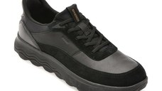 Pantofi sport GEOX negri, U56MPA, din piele naturala
