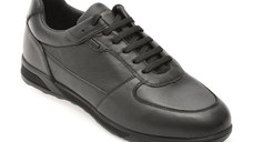 Pantofi sport GEOX negri, U56MTB, din piele naturala