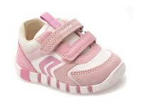 Pantofi sport GEOX roz, B3558C, din material textil si piele naturala - 1