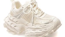 Pantofi sport GRYXX 8951A pentru femei, albi, din material textil