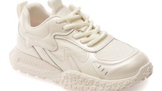 Pantofi sport GRYXX albi, 106, din material textil si piele naturala