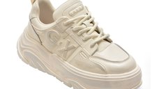 Pantofi sport GRYXX albi, 11028, din piele naturala