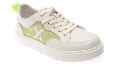 Pantofi sport GRYXX albi, 23171, din piele naturala