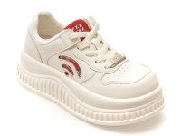 Pantofi sport GRYXX albi, 25C09, din piele ecologica - 1