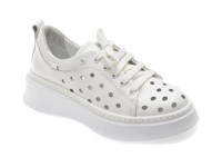 Pantofi sport GRYXX albi, 5091505, din piele naturala - 1