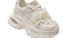 Pantofi sport GRYXX albi, 9682, din piele naturala