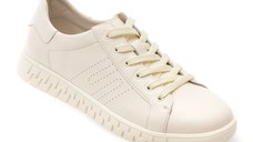 Pantofi sport GRYXX albi, H73, din piele naturala