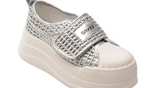 Pantofi sport GRYXX argintii 6771 din piele ecologica pentru femei