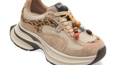 Pantofi sport GRYXX bej, 9052, din nabuc