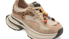 Pantofi sport GRYXX bej, 9052, din nabuc