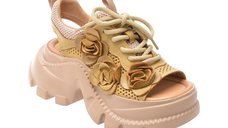 Pantofi sport GRYXX galbeni, 56288, din piele naturala