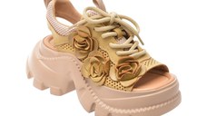 Pantofi sport GRYXX galbeni, 56288, din piele naturala