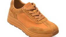 Pantofi sport GRYXX galbeni, 80108, din piele naturala
