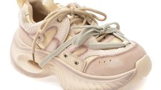 Pantofi sport GRYXX gri, 5702, din material textil si piele naturala