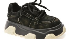 Pantofi sport GRYXX negri, 1063, din piele intoarsa