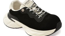 Pantofi sport GRYXX negri, 10921, din piele intoarsa