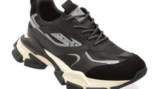 Pantofi sport GRYXX negri, 11003, din piele naturala