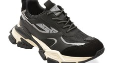 Pantofi sport GRYXX negri, 11003, din piele naturala