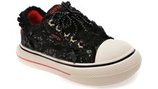 Pantofi sport GRYXX negri, 19K10, din material textil