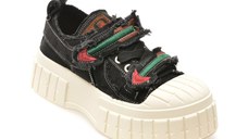 Pantofi sport GRYXX negri, 240001, din material textil